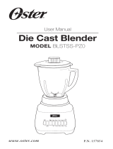 Oster Die Cast Blender User manual