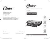 Oster Electric Griddle with Warming Tray User manual