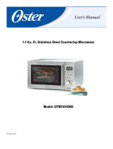Oster OTM1101GBS User manual