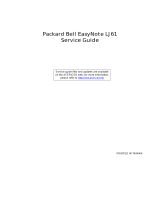 Packard Bell EasyNote LJ61 User manual