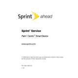 Palm Centro Sprint v1.08 User guide