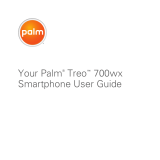 Palm Treo 700wx Verizon Wireless User manual