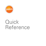 Palm 755p Reference guide