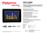 Palsonic DPF7128BK7 User manual