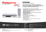 Palsonic DVD2040 User manual