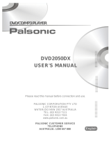 Palsonic DVD2050DX User manual