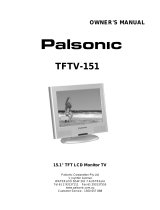 Palsonic TFTV-151 User manual