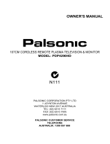 Palsonic PDP4290HD User manual