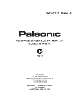 Palsonic TFTV663R User manual