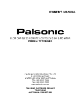 Palsonic TFTV836BK User manual