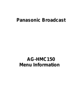 Panasonic AG-HMC150 User manual