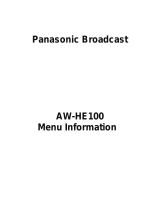 Panasonic AW-HE100 User guide