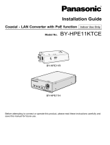 Panasonic BY-HPE11KTCE Installation guide