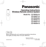 Panasonic CZ-RWSC1U_CZ-RWSU1U_CZ-RWST1U_CZ-RWSU2U_CZ-RWSY1U_CZ-RWSK1U Operating instructions