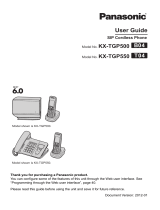 Panasonic KX-TGP500 User manual
