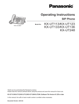 Panasonic KX-UT248 Operating instructions