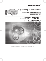 Panasonic PT-DZ12000U User manual