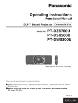 Panasonic PT-DW8300U User manual
