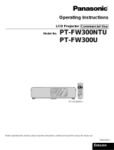 Panasonic PT-FW300NTU User manual