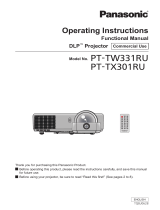 Panasonic PT-TW240U Operating instructions