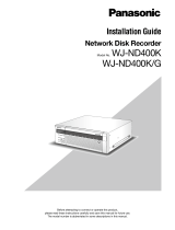 Panasonic WJ-ND400 Installation guide