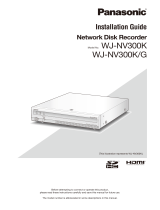 Panasonic WJ-NV300 Installation guide