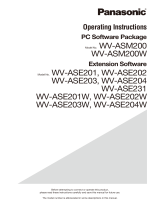 Panasonic WV-ASE201 Operating instructions