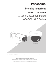 Panasonic WV-CF314LE Series Operating instructions
