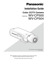 Panasonic WV-CP504 User manual