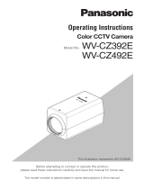 Panasonic WV-CZ392 Operating instructions