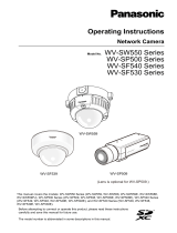 Panasonic WV-SF538E User manual