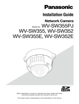 Panasonic WV-SW352 Installation guide