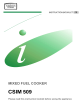 Parkinson Cowan Mixed Fuel Cooker CSIM 509 User manual