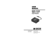 Patton electronic 580 User manual