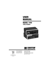 Patton electronic Model 1058 User manual