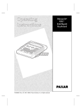 Paxar MONARCH 939I User manual