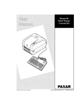 Paxar 9416 User manual