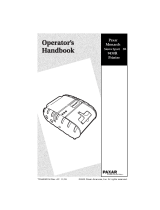 Paxar Monarch Sierra Sport 3R 9430R User manual