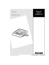 Paxar Monarch 9855 User manual