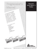 Paxar Monarch 2 User manual