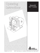 Avery Dennison Monarch 938 Verifier User manual