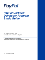 PayPal CertifiedCertified Developer Program - 2008