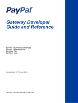 PayPal Gateway Gateway - 2013 User guide