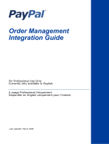 PayPal Order Order Management - 2008 Integration Guide