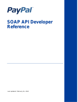 PayPal SOAP API Developer - 2013 Reference guide