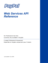 PayPal Web Services API - 2006 Reference guide