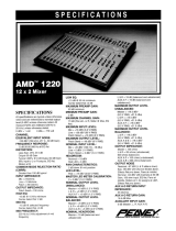Peavey AMD 1220 User manual