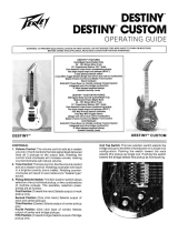 Peavey Destiny / Destiny Custom User manual