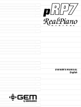 Generalmusic pRP 7 User manual