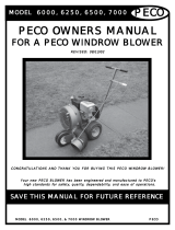 Peco Blower 6000 User manual